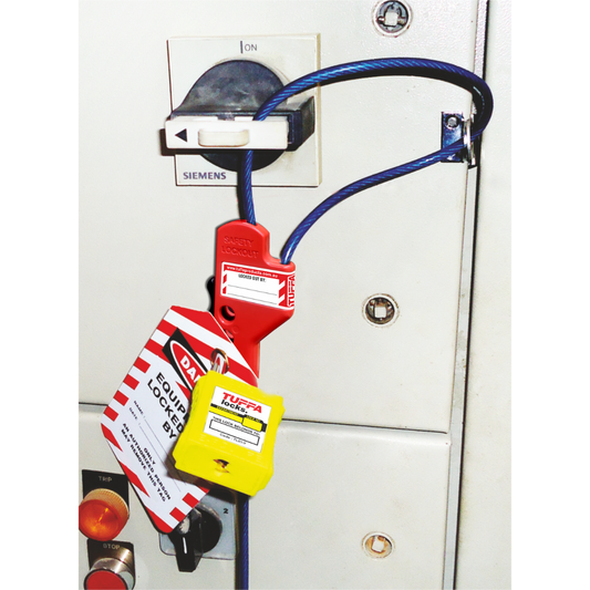 Multipurpose Scissor Cable Lockout Red – Code CL07