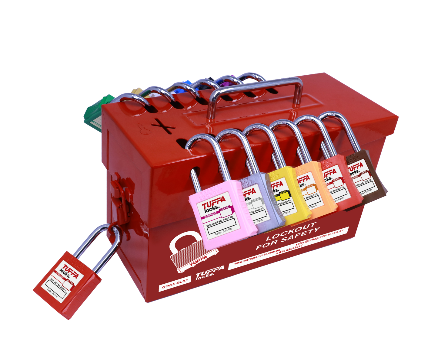 Group Lock Box – Red 13 Code GL03
