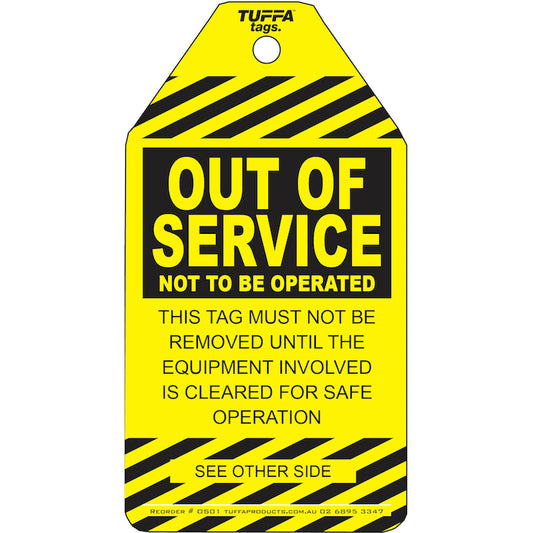 Out of Service Tags - Pack of 100