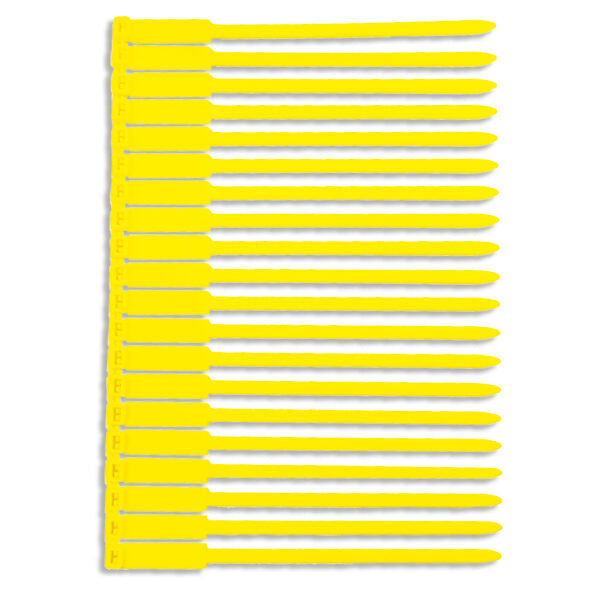 Yellow 175mm Sling & Rope Tags – BLANK (packs of 100) ST24