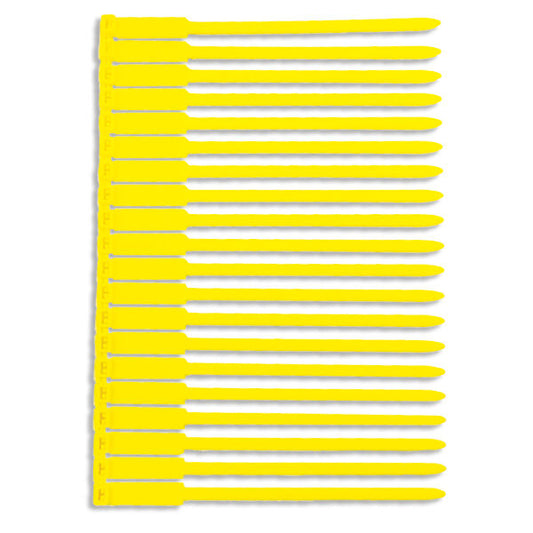 Yellow 175mm Sling & Rope Tags – BLANK (packs of 100) ST24