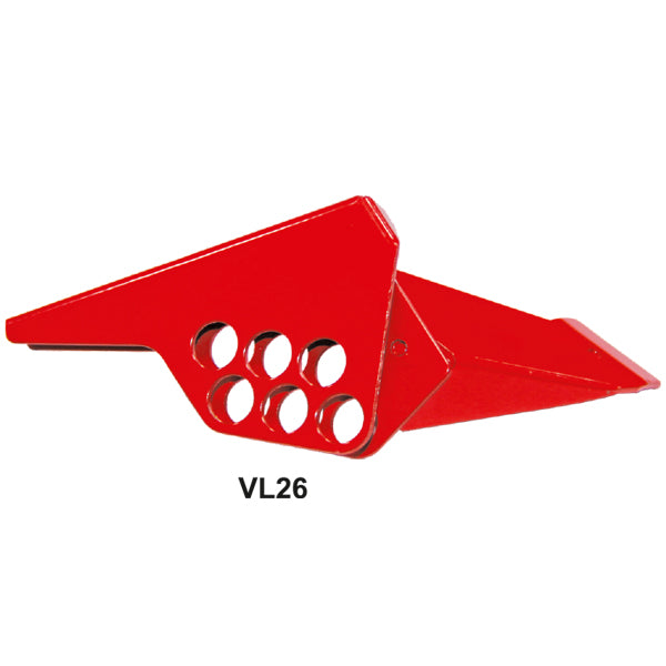 One Piece Steel – Small Ball Valve Lockout with 6 Lock VL26