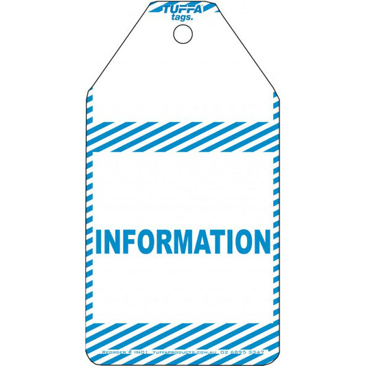 Information Tags - Pack of 20