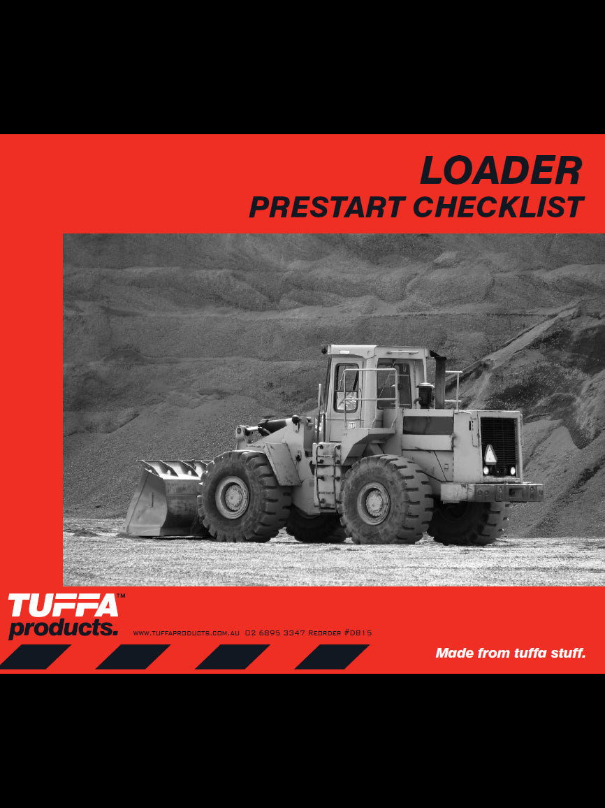 Loader Prestart Checklist Books