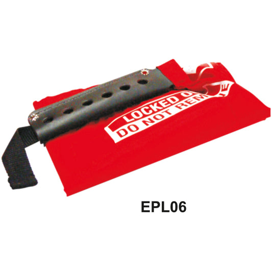 Small Plug Cover Lockout – Red - Code EPL06