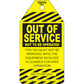 Out of Service Tags - Pack of 100