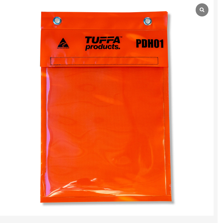 A4 Waterproof Permit Document Holder – Orange