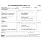 Site Dumper Prestart Checklist Books Code DB80