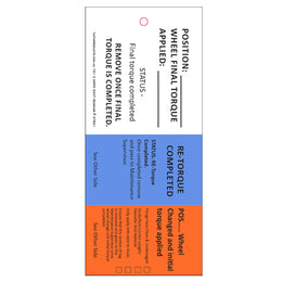 Wheel Tag Synthetic Wheel Torque Tags (packs of 100) Code WTS01 – NZ Tags