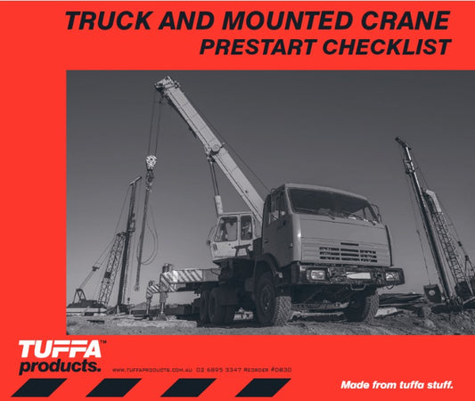 Truck & Mounted Crane Prestart Checklist Books DB30
