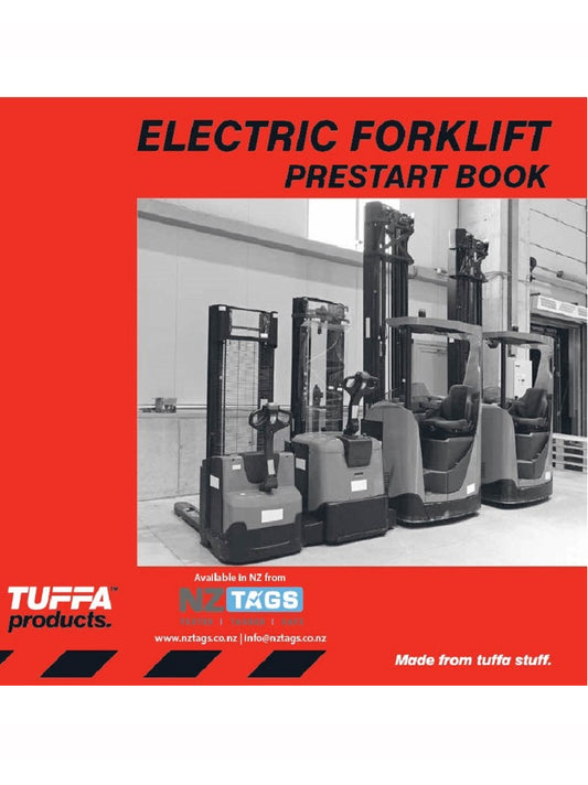 Electric Forklift Prestart Checklist Books