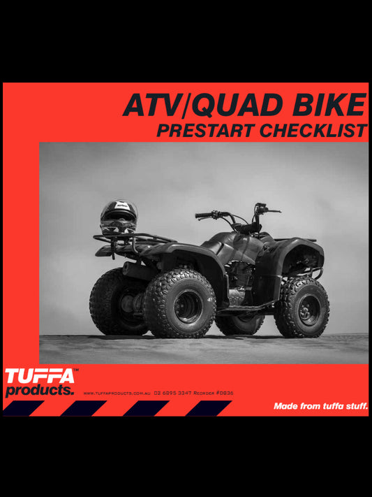 ATV / Quad Bike Prestart Checklist Books DB36