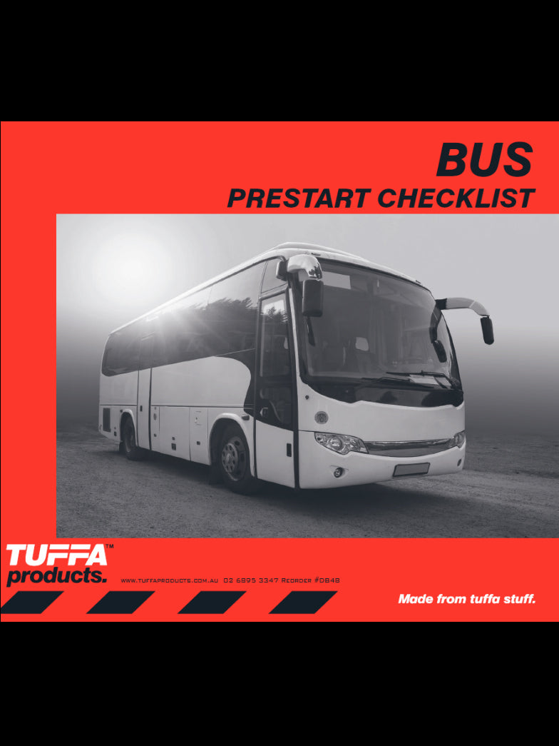 Bus Prestart Checklist Books