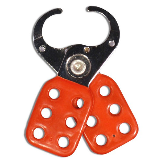 Vinyl Coated Hasp 38mm - Red 6 Holes