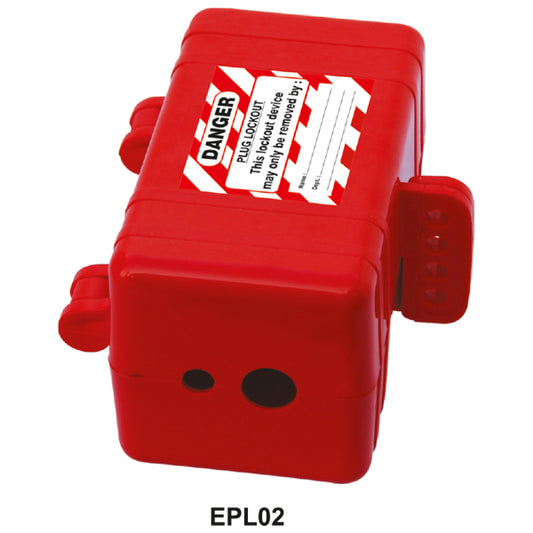 Electrical Large Plug Lockout Box Type Code EPL02