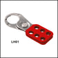 Vinyl Coated Hasp 25mm - Red 6 Holes