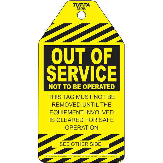 Out of Service Tags - Pack of 20
