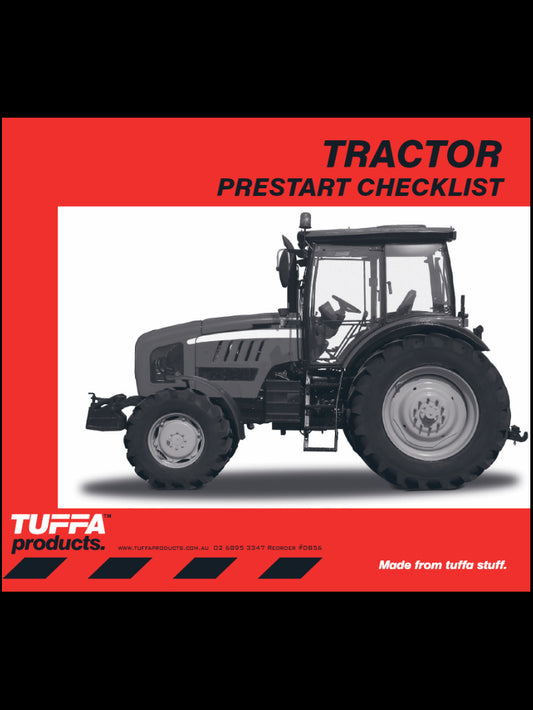 Tractor Prestart Checklist Books DB56