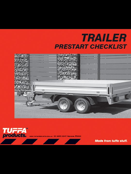 Trailer Prestart Checklist Books DB33