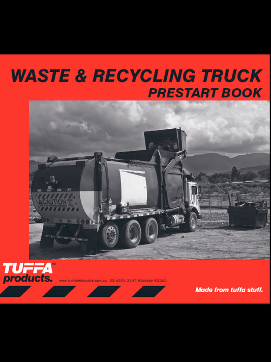 Waste & Recycling Truck Prestart Checklist Books DB53