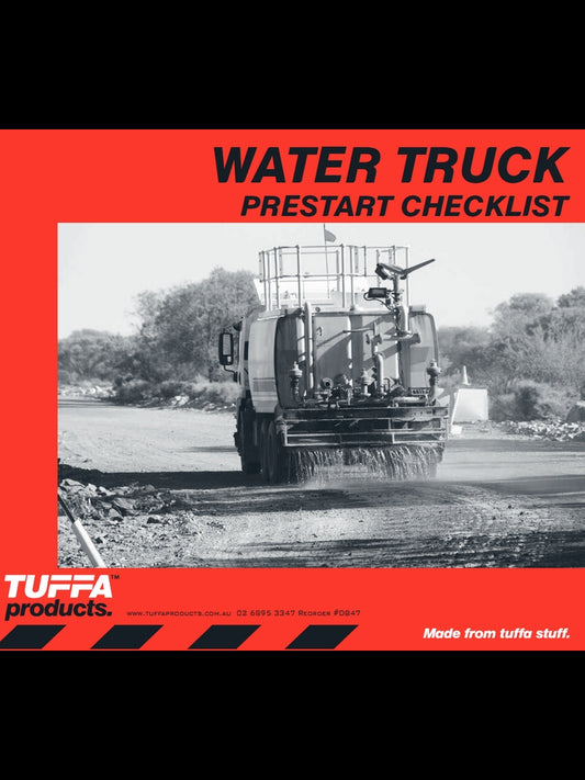 Water Truck Prestart Checklist Books DB47