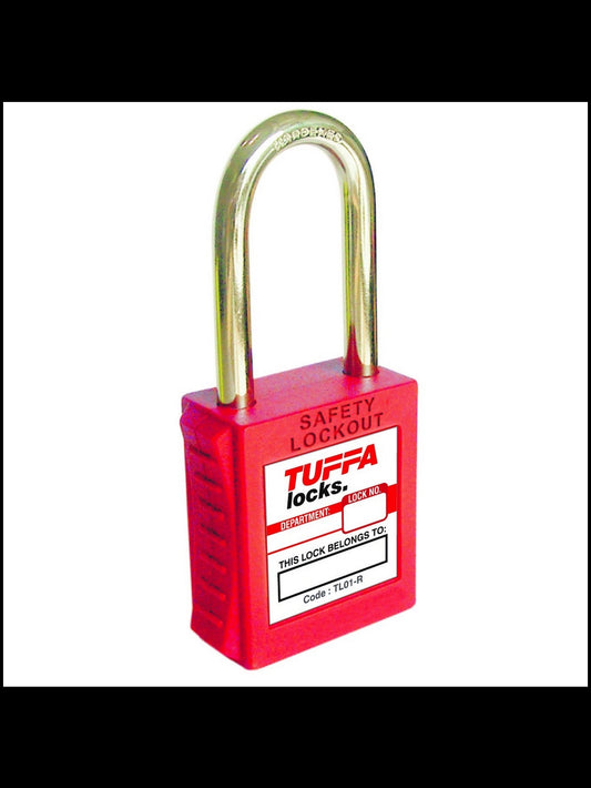TUFFA Safety Locks – Keyed Alike (Red) -TL01-R-KA - Set of 3 Locks